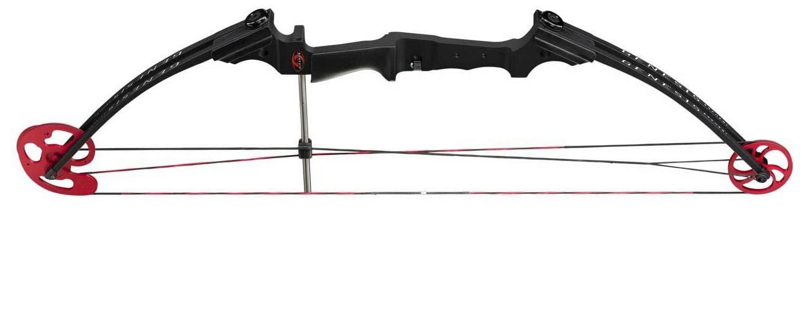 Open Box Genesis Original Archery Compound Bow/Arrow Set, Left Handed, Black