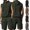 Army Green, variant on CHUMUD 2 Piece Sets for Men Summer Outfits Dry Fit Workout Cargo Hooded Tank Tops Hiking Gym Sleeveless Muscle Athletic Shirt Drawstring Shorts Tracksuits