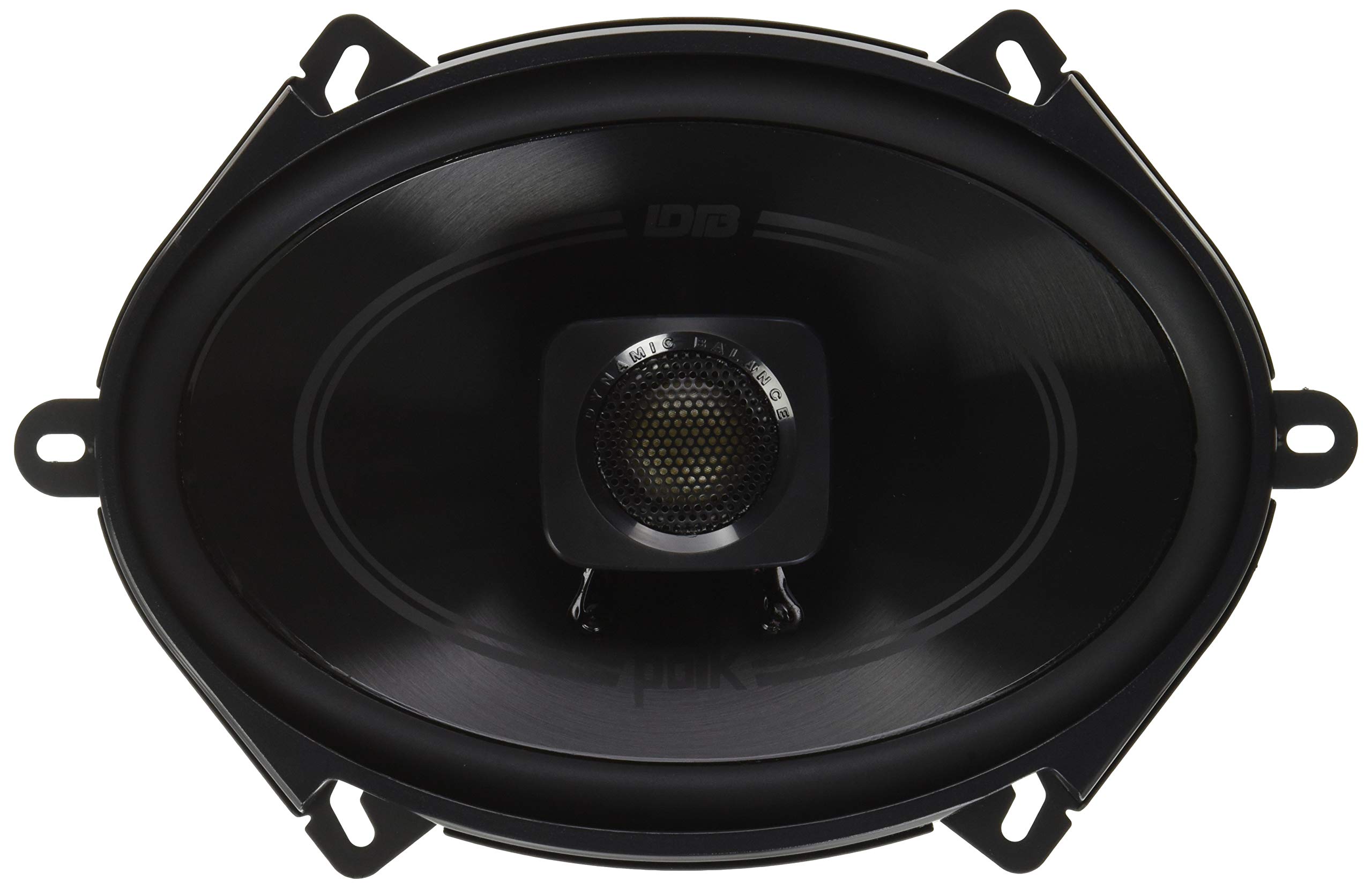 POLDB572 Polk Audio DB572 DB+ Series 5"x7" Coaxial Speakers with Marine Certification, Black - image 2 of 3