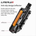 thumbnail image 2 of Liteplus Bicycle Pedals Windward Small Wheel Folding Bicycle Pedals,D, 2 of 5