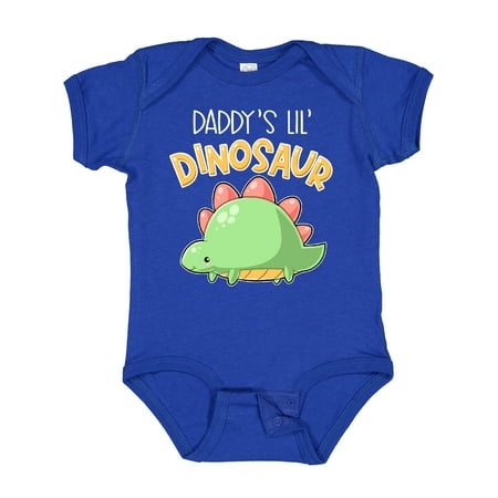 

Inktastic Daddy s Lil Dinosaur with Cute Stegosaurus Gift Baby Boy or Baby Girl Bodysuit