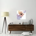 thumbnail image 2 of Global Gallery Avery Tillmon 'Watercolor Graphite Flower II' Canvas Wall Art, 2 of 4