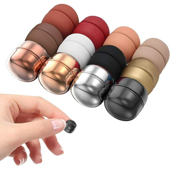 12Pcs Hijab Magnets Pinless Scarf Pins for Women, Powerful Magnetic Clasp Multi-Purpose Brooch Colorful No-Snag Fashion Style for Scarves Clothes Dress Shirts