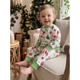 thumbnail image 6 of RUINIXCW Toddler Baby Christmas Outfit Print Long Sleeve Sweatshirt and Pants 2Pcs, 6 of 8
