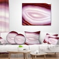 thumbnail image 3 of Designart Pink Agate Geode Geological Crystals - Abstract Throw Pillow - 18x18, 3 of 4