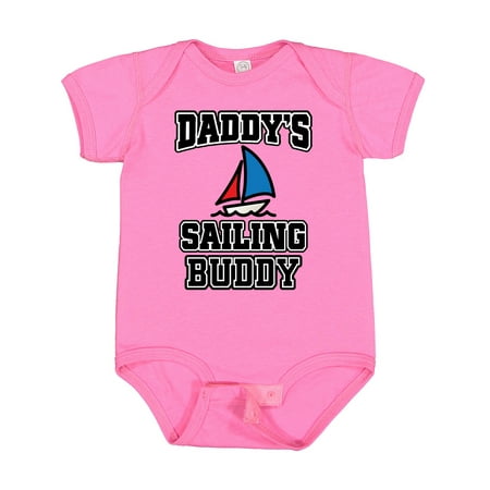 

Inktastic Daddy Sailing Buddy Sailboat Gift Baby Boy or Baby Girl Bodysuit