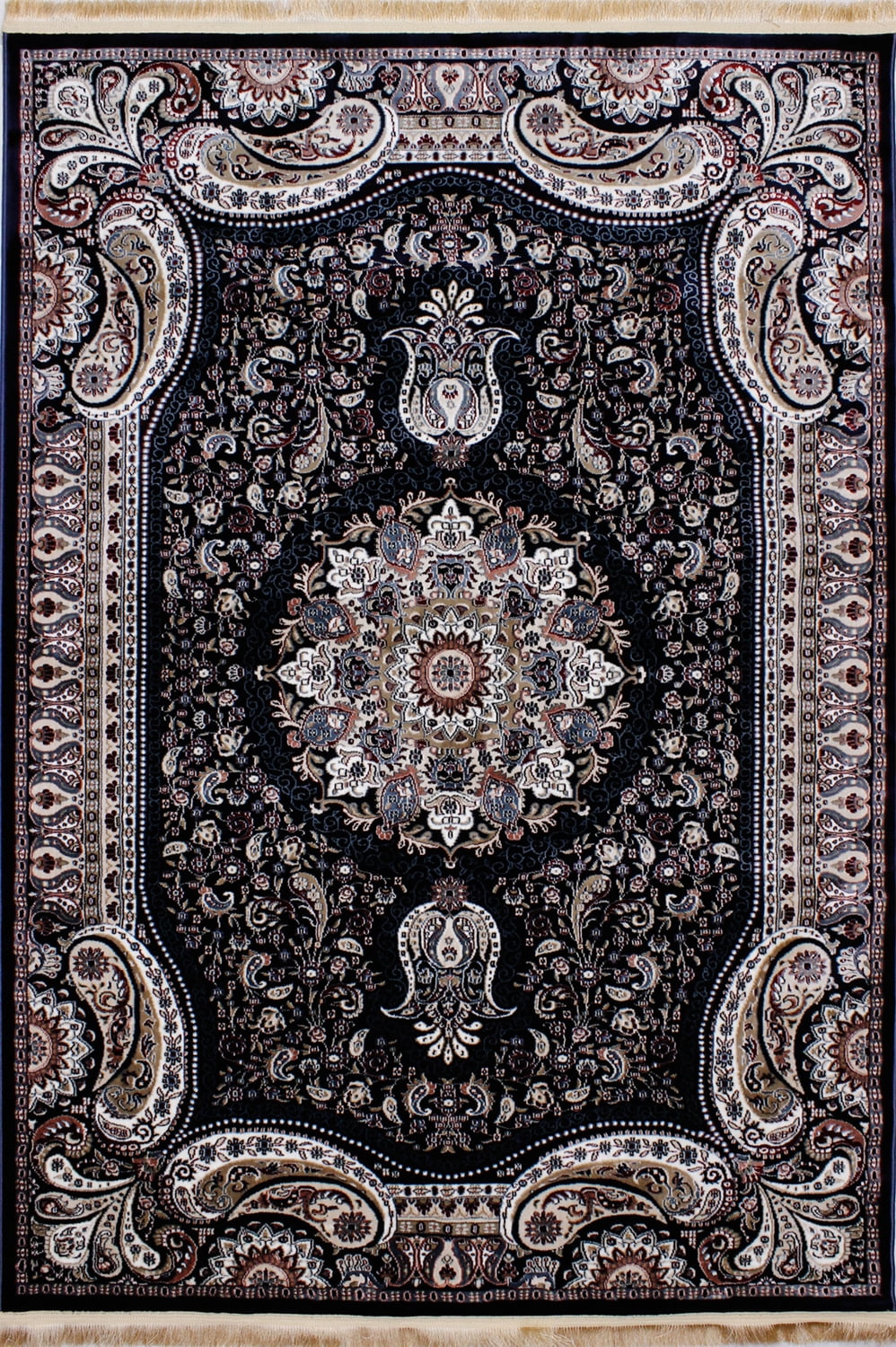Art Silk Collection Traditional European Area Rugs for Living Room 8x10