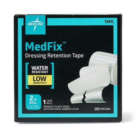 Medline MedFix Dressing Retention Tape, 2in x 11yds, 1 Roll