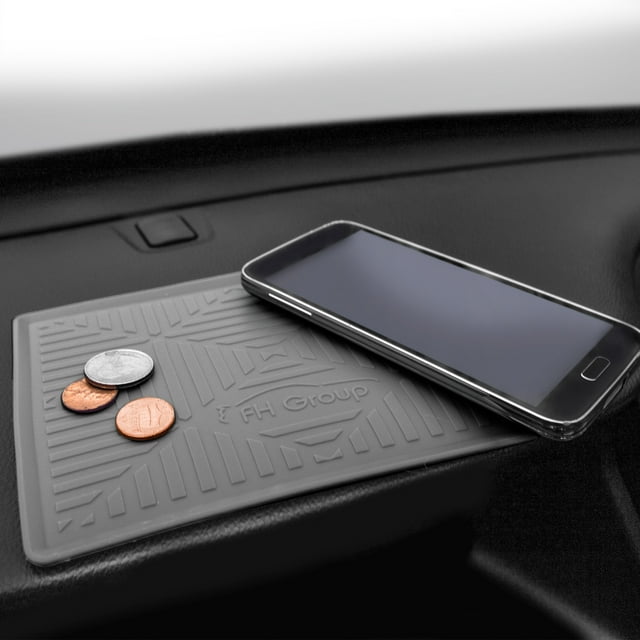 FH Group, Silicone Auto Dash Mat Anti-Slip Smartphone iPhone Galaxy Coin Grip 14 Colors