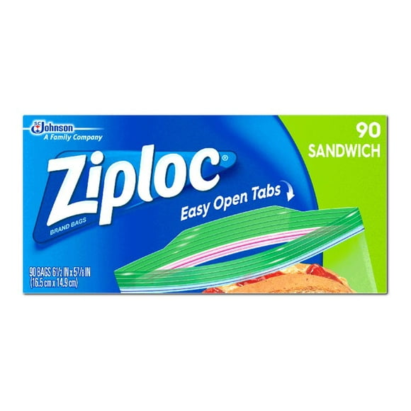 Ziploc - Zip bag (pack of 90)