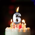 thumbnail image 1 of Hbdhejl Birthday Candles Extended Big Number Candle Multicolor 3D Design Cake Topper Decoration For Any Celebration, 1 of 9