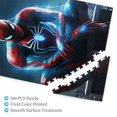thumbnail image 4 of Rompecabezas de madera de 500 piezas de Spider-Man: adecuado para niños y adultos, rompecabezas para niños y niñas, juguetes de juego de entretenimiento con rompecabezas, talla única, 4 of 8