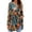 1 Orange Floral, variant on Fantaslook Womens Plus Size Tops Casual Long Sleeve Shirts Dressy Tunic Tops Fall Loose Blouses