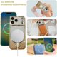 thumbnail image 2 of Estuche magnético con purpurina para iPhone 17 Pro Max, con MagSafe, con brillantes y soporte, de lujo, para cámara y a prueba de golpes, 2 of 6