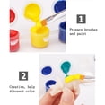 thumbnail image 6 of 6pcs DIY Graffiti Dinosaur, Kids Painting Set, 3D Dinosaur Painted Experiment Manual Coloring Dinosaur Toy, Washable & Reusable Kids Art Set for Boys, Girls, 6 of 7