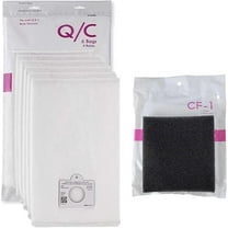 6 Style Q/C Hepa Bags   1 CF 1 Chamber Filter. Compatible with Kenmore Elite Intuition Progressive 200 400 600 700 800 Series Canister Vacuum Cleaners. Part #'s 53292 5055 81002 50557 50558