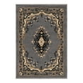 thumbnail image 3 of Unique Loom Reza Collection Area Rug - Washington (2' x 3' 1" Rectangle Gray/Black), 3 of 7