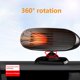 thumbnail image 2 of Calentador de coche de 12 V, 150 W, emisor y desempañador de ventana de coche, ventilador portátil para coche, rotación de 360°, viento frío y cálido - 12 V azul, 2 of 3