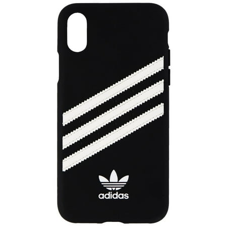 Adidas Samba Hybrid Case for Apple iPhone XR Smartphone - Black / White Stripes