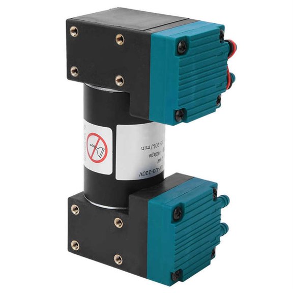 Mini 24W Diaphragm Vacuum Pump Electric Micro Large Flow Low Noise Air Pump -90~350kpa 10~20L/min DC12V/24V For Home Use ,Easy to Operate
