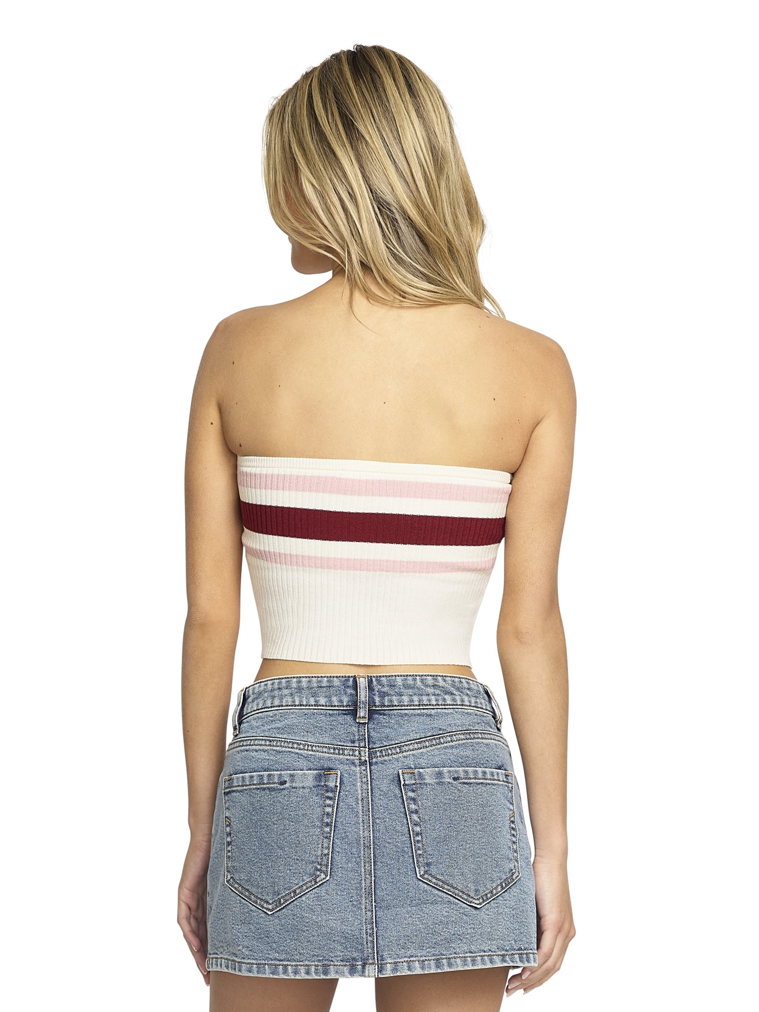 Mills by Millie Bobby Brown Women's Sweater Tube Top, Sizes XXS-XXXL