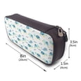 thumbnail image 3 of Lsque Sea Turtle Printed Big Capacity PU Leather Pencil Case Large Pencil Pouch Stationery Pen Bag Pencil Holder for Teen, 3 of 6