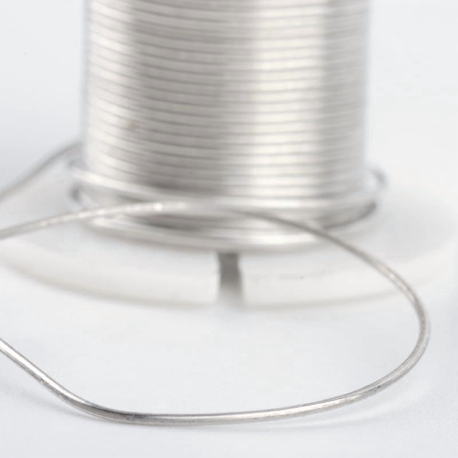 5rolls Round Copper Jewelry Wire Silver 24 Gauge 0.5mm about 59.05 Feet(18m)/roll