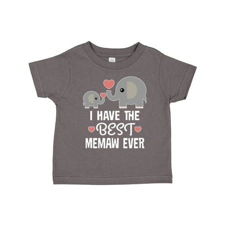 

Inktastic Best Memaw Ever Grandchild Gift Toddler Boy or Toddler Girl T-Shirt