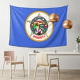 thumbnail image 2 of Minnesota State Seal Flag Tapestry, Aesthetic Wall Hanging Tapestries Dorm Room Home Decor, 60" x 40", 2 of 7