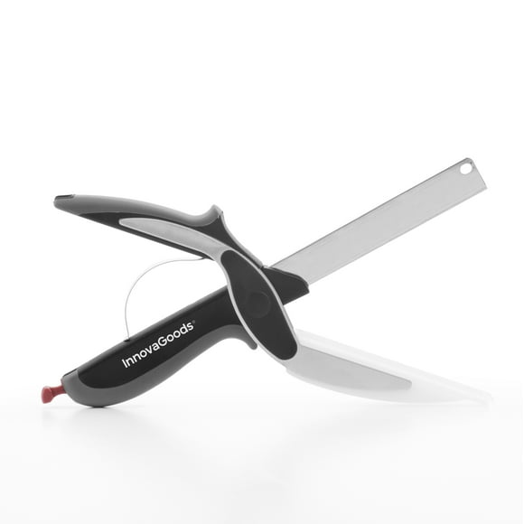 Cuchillo-Tijera Innova Goods con mini tabla de cortar