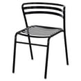 thumbnail image 3 of Safco CoGo Steel Stacking Chair in Black (Set of 2), 3 of 3