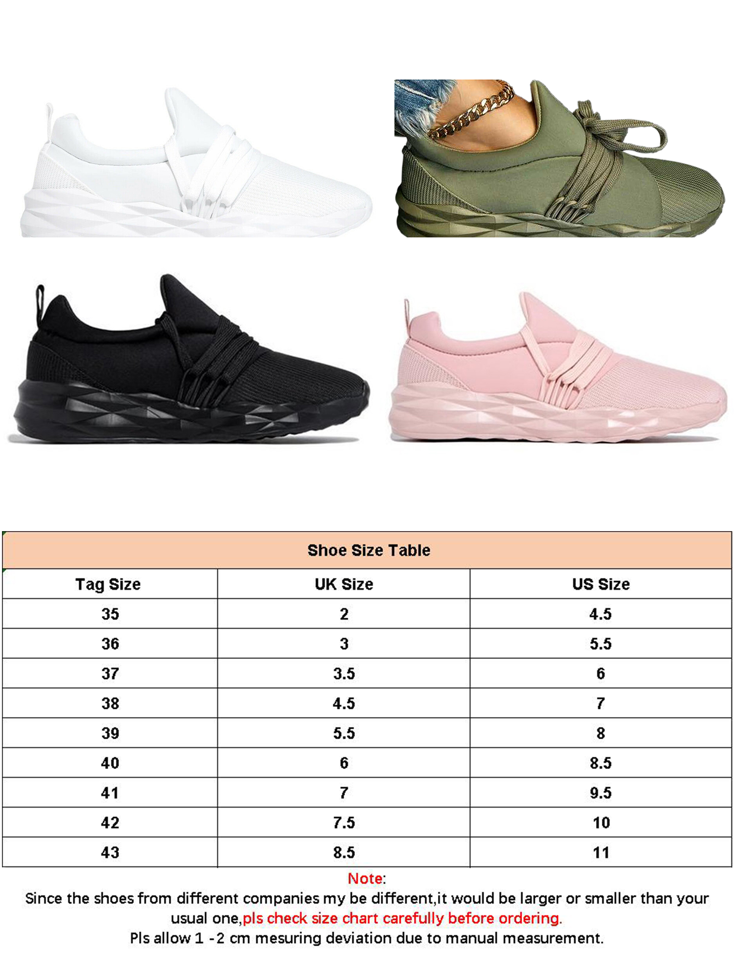 Captis Casual Gym Trainers Ladies Shoes Fashion Womens Lace Up Sneakers ...