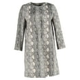 thumbnail image 1 of Pre-Owned Max Mara Studio Panetto Coat in Animal Print Viscose, 1 of 2