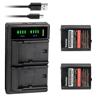 Action Cam Akku, 1350-mAh-Akku , mit USB-Doppelloch-Ladegerät, Kompatibel mit Akkus für