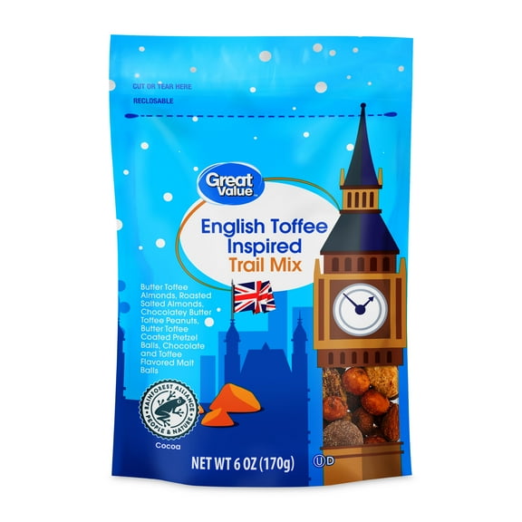 Great Value English Toffee Inspired Trail Mix, 6 oz
