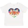 thumbnail image 3 of Inktastic Fox Lover Heart Cute for Girls Girls Toddler T-Shirt, 3 of 5