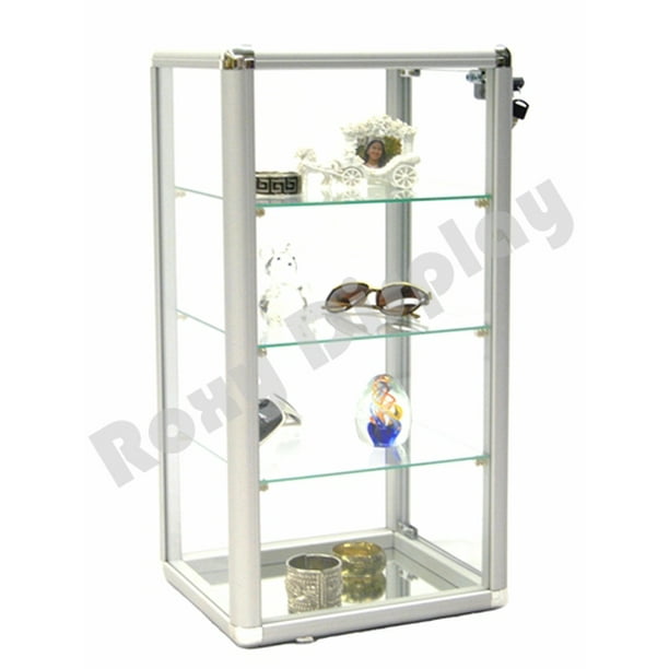Glass Countertop Display Case Store Fixture Showcase with front lock SCKDCAB