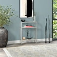 thumbnail image 4 of Henn&Hart 22" Silver Console Table, 4 of 5