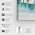 thumbnail image 4 of Wynwood Studio Nautical and Coastal Wall Art Canvas Prints 'Sai - Speculum Oceano 3LR1345' Coastal - Blue, White, 4 of 5
