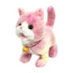 thumbnail image 4 of Gato de peluche eléctrico, animal de peluche tierno para la hora de dormir, recuerdo de fiesta para amigos rosa, 4 of 9