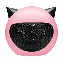 HIBIBUD Portable Electric Space Personal Room Heater,Small Desk Heater with Overheat Protection for Office|Indoor|Bedroom Pink