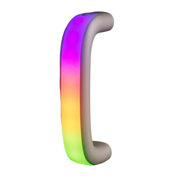 6 Colors LED Light-Up Tumbler Handle for 40oz/30oz Cups, Comfortable Water Bottle Handle for Tumbler, Rechargeable Waterproof Handle Accessory for Outdoor, Camping,Parties,Home