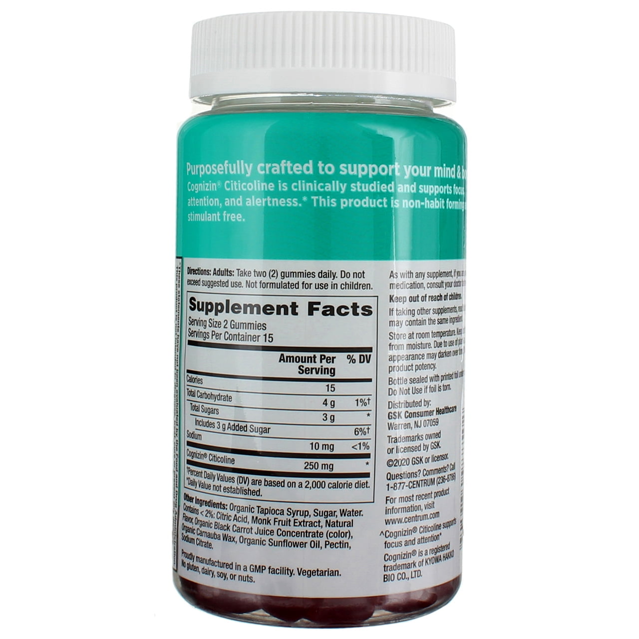 Bare Performance Nutrition Strong Multivitamin: With Cognizin® Citicoline