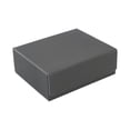 thumbnail image 3 of Estuche para baraja de cartas, contenedor con cierre magnético, organizador, caja de almacenamiento para tarjetas comerciales gris oscuro, 3 of 8