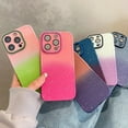 thumbnail image 2 of Starry Sky Gradient Candy Color Soft Phone Case Compatible with iPhone Case (Red,iPhone 13 Pro Max), 2 of 7