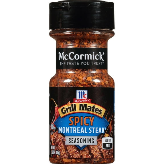 2 Pack - McCormick Grill Mates Spicy Montreal Steak Seasoning - 3.12 oz Packaging may vary