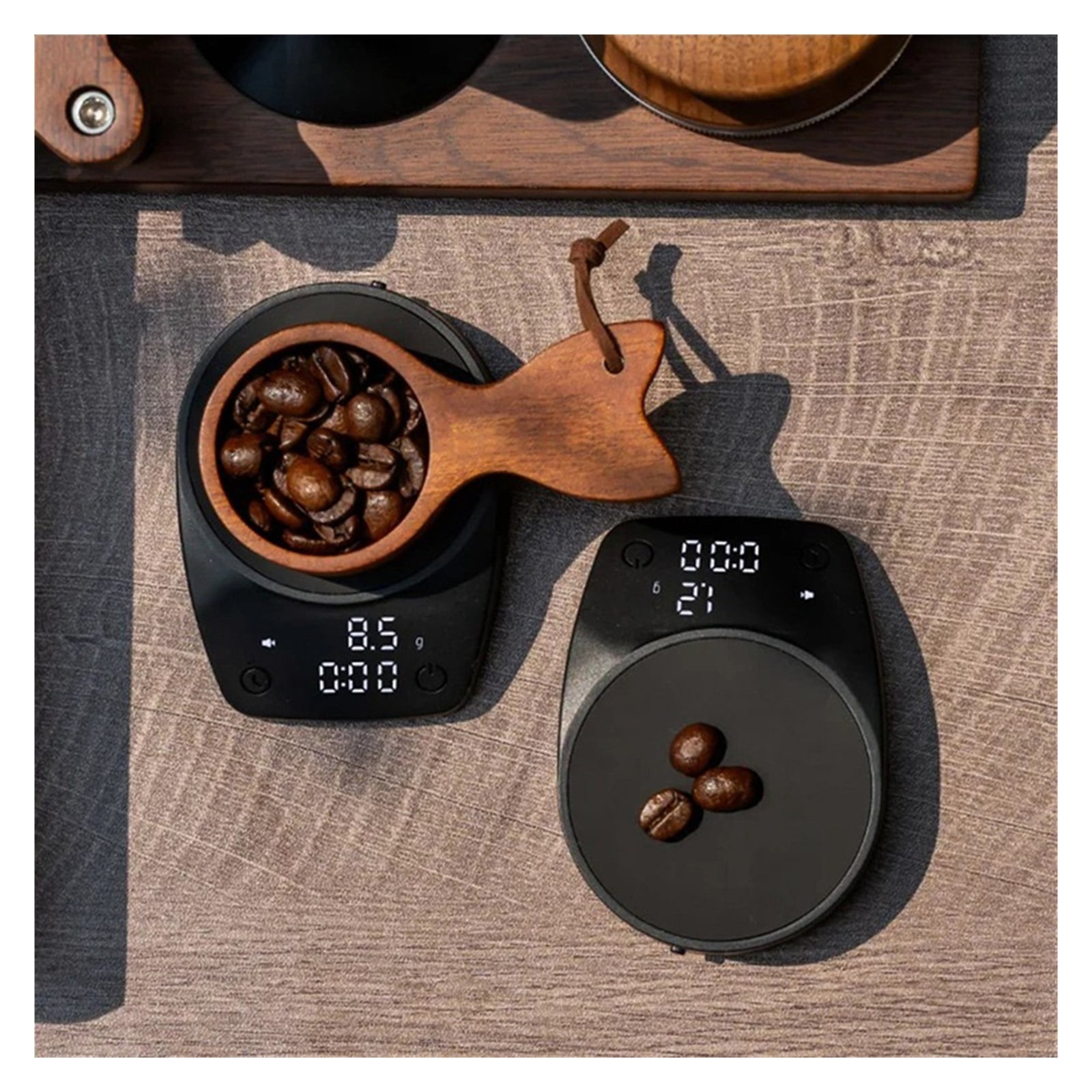 Mini Coffee Scale with Timer, 0.1g Waterproof Espresso Scale