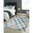 thumbnail image 1 of ECARPET Washable Plaid Area Rug & Runner for Kitchen, Bedside, Living Room, Hallway, 1 of 9