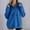Blue, variant on Itsame Zipper Hoodies for Women Lightweight Hood Sweatshirts Pullover Crew Neck Pocket Solid Color Relaxed Long Sleeve Lapel Collar Sportswear Blue Size 2XL