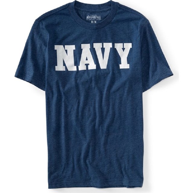 Camiseta gráfica Aeropostale para hombre azul marino XL